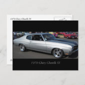 1970 Chevy Chevelle SS ポストカード (正面/裏面)
