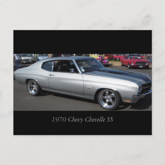 1970 Chevy Chevelle SS ポストカード (正面)