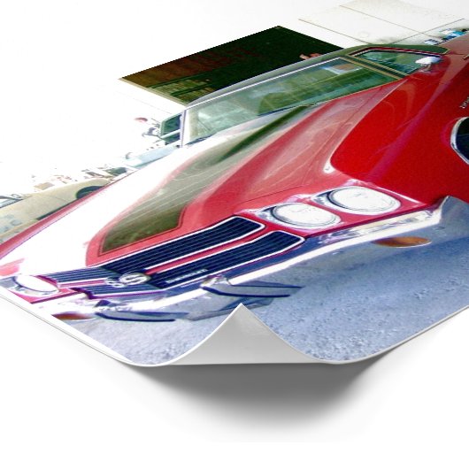 1970 Chevy El Camino SS 396 ポスター (角)