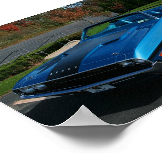 1970 Dodge Challenger R/T ポスター (角)