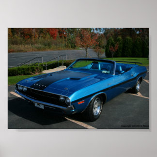 1970 Dodge Challenger R/T ポスター