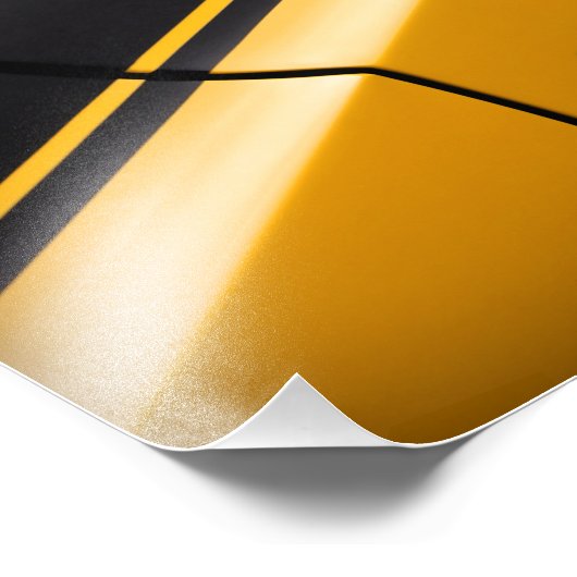 1970 Dodge Challenger T/A 340 Six Pak フォトプリント (角)