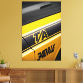 1970 Dodge Challenger T/A 340 Six Pak Pack Mopar キャンバスプリント (インサイチュ (リビング))