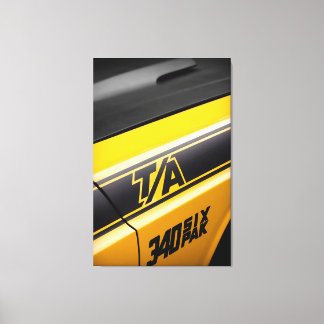 1970 Dodge Challenger T/A 340 Six Pak Pack Mopar キャンバスプリント