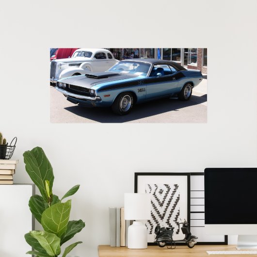 1970 Dodge Challenger TA ポスター (ホームオフィス)