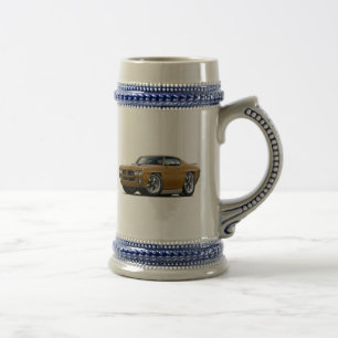 1970 GTOの金ゴールド車 ビールジョッキ
