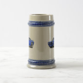 1970 GTOの青車 ビールジョッキ (中央)