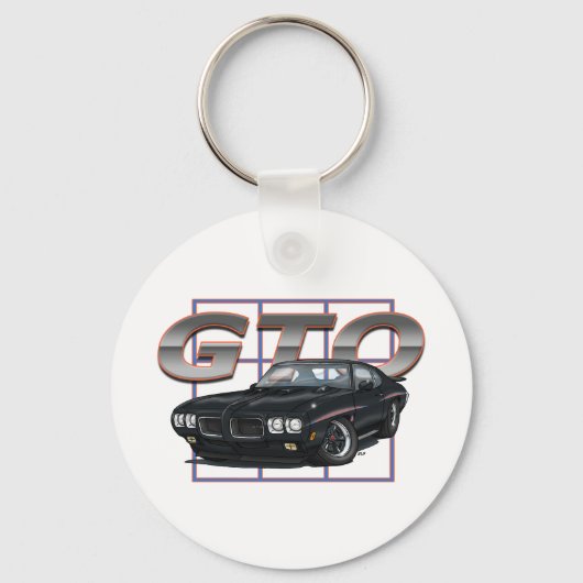 1970 GTOブラック キーホルダー (正面)