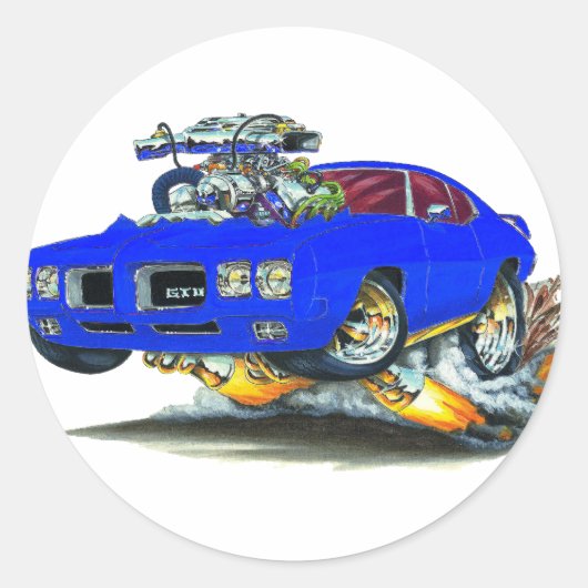 1970 GTOブルーカー ラウンドシール (正面)