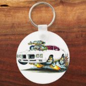 1970 GTOホワイトカー キーホルダー (正面)