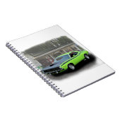 1970 Plymouth AAR Cuda in filling station series ノートブック (右側)