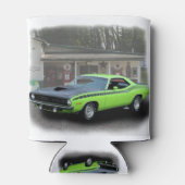 1970 Plymouth AAR Cuda in filling station series 缶クーラー (裏面)