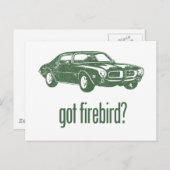 1970 Pontiac Firebird 400 Ram Air ポストカード (正面/裏面)