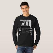 1970 Pontiac GTO Front Grill View with Year Classi Tシャツ (正面フル)