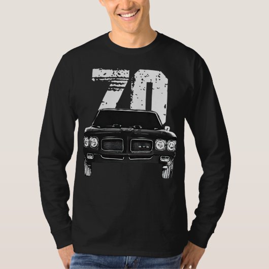 1970 Pontiac GTO Front Grill View with Year Classi Tシャツ (正面)