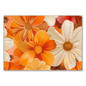 1970er Florale Gartenparty テーブルナンバー (裏面)