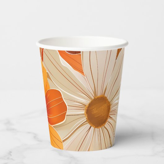 1970er Retro Gartenparty 紙コップ (裏面)