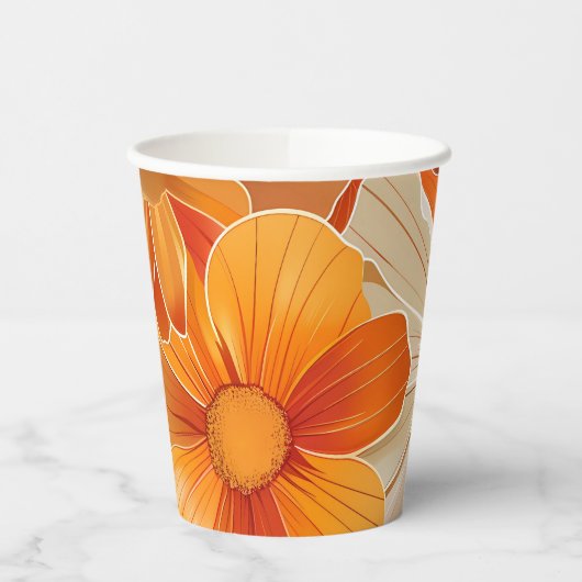 1970er Retro Gartenparty 紙コップ (左)