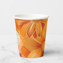 1970er Retro Gartenparty 紙コップ