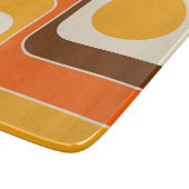 1970sモダンレトロスタイル幾何学的デザイン カッティングボード (角)