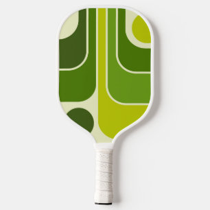 1970sモダンレトロスタイル幾何学的デザイン ピックルボールラケット