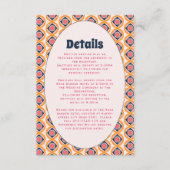 1970sレトログルーヴィパステル エンクロージャーカード (正面)