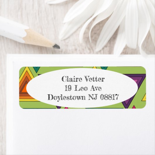 1970s三角形 ラベル (インサイチュ)