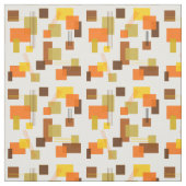 1970s抽象芸術長方形と線 ファブリック (見本)