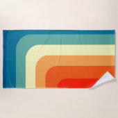 1970s正方形 ビーチタオル (正面)