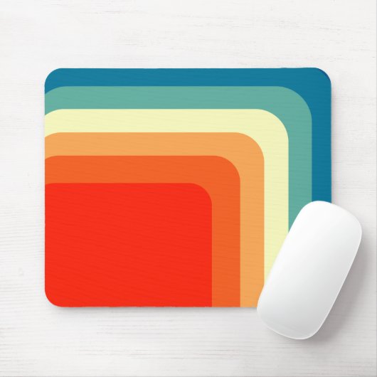 1970s正方形 マウスパッド (マウス)