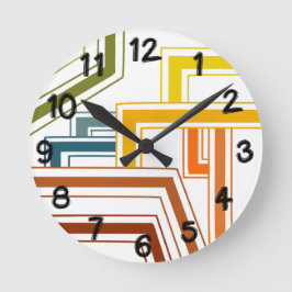 1970s線 ラウンド壁時計