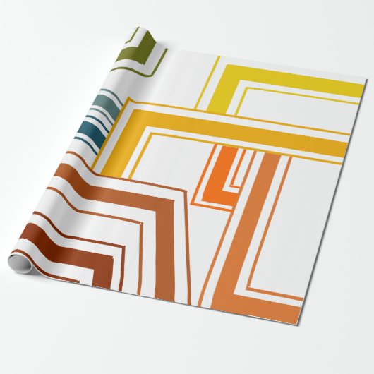 1970s線 ラッピングペーパー (アンロールド)