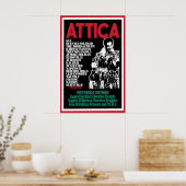 1970s  Poster -Black Panther- Attica Art Wall ポスター (キッチン)
