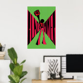 1970s Poster -Black Power ポスター (ホームオフィス)