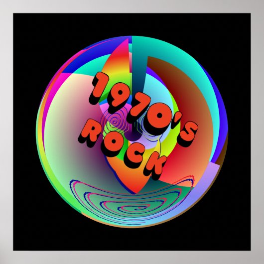 1970's Rock Poster ポスター (正面)