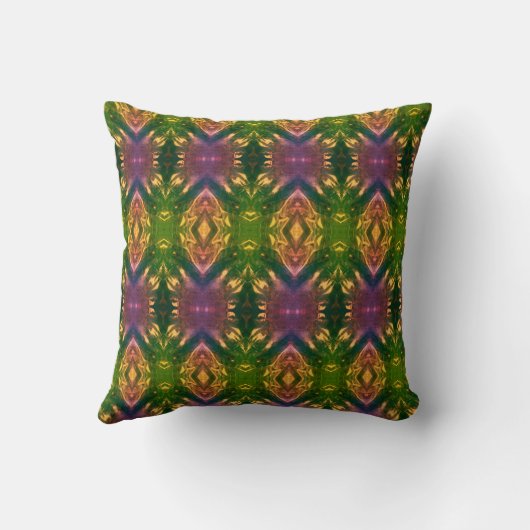 1970's Style Retro Throw Pillow クッション (裏面)