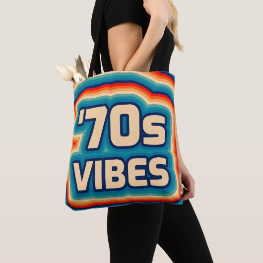 1970s vibes 70s vibesトート トートバッグ (クローズアップ)