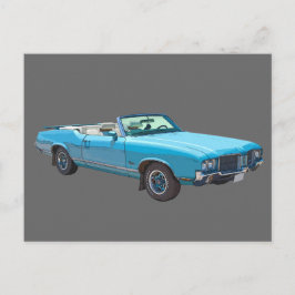 1971オルズモバイルカットラススプリームマッスルカー ポストカード
