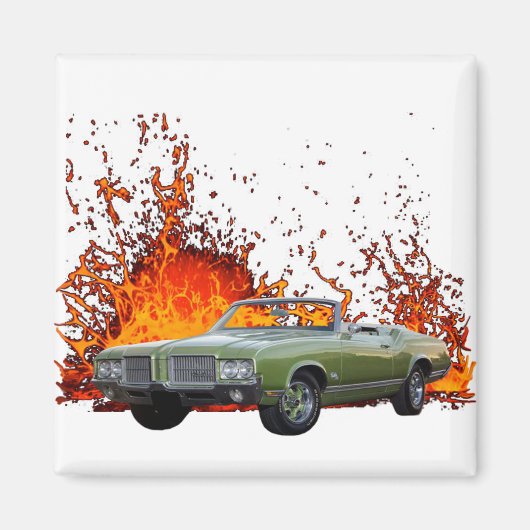 1971オールズカトラス マグネット (正面)