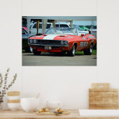 1971ドッジチャレンジャーペースカー ポスター (キッチン)