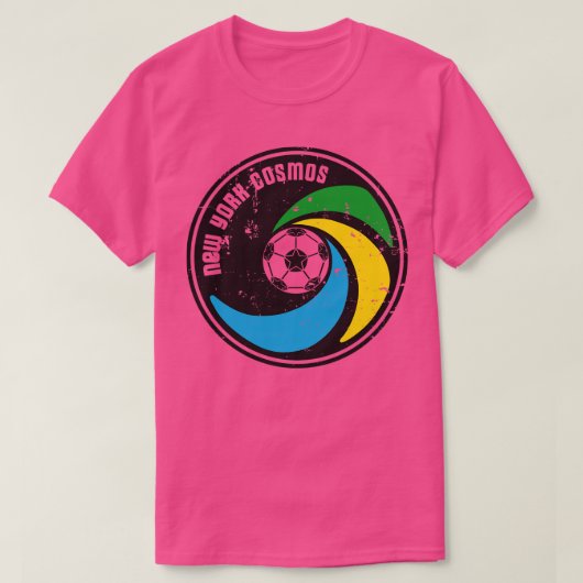1971ニューヨークコスモスヴィンテージサッカー Tシャツ (デザイン正面)