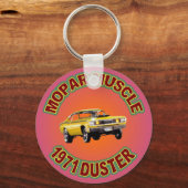 1971プリマスのダスターキーチェーン。 キーホルダー (正面)