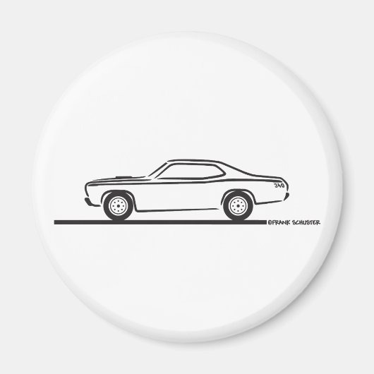 1971プリマスダスター マグネット (正面)