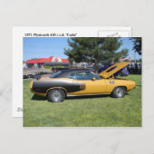 1971プリマス"Cuda" 440 ポストカード (正面/裏面)