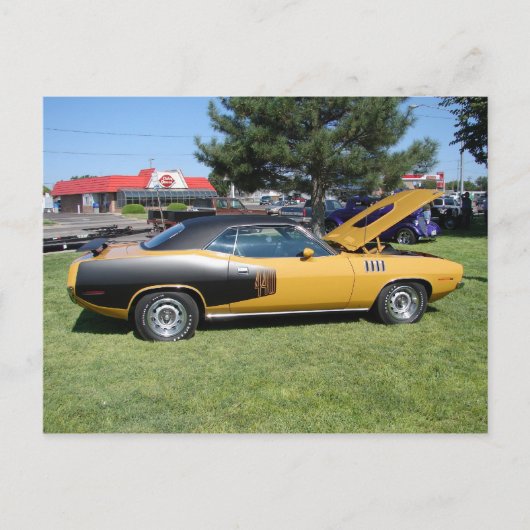 1971プリマス"Cuda" 440 ポストカード (正面)