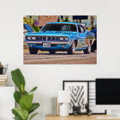 1971プリマス'Cuda 383 ポスター (ホームオフィス)