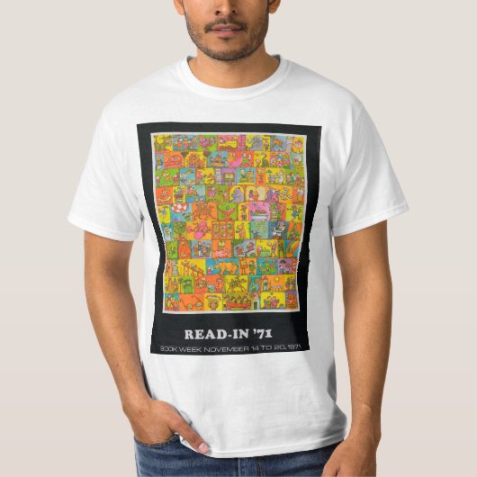 1971人の児童読書週間のワイシャツ Tシャツ (正面)