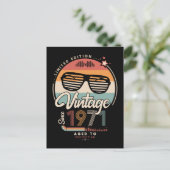 1971年からのヴィンテージ ポストカード (スタンド正面)