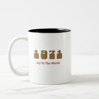1971年のトップソング、Joy To The World ツートーンマグカップ