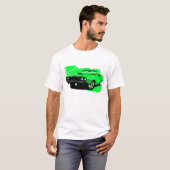 1971年のプリマスCuda変換可能な車のTシャツ Tシャツ (正面フル)